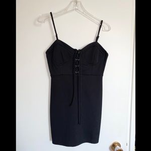 Mini black dress
